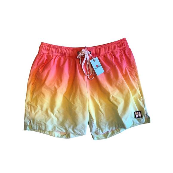 Marine Layer rincon Swim Trunks Multicolor Ombre NWT M - Picture 2 of 7
